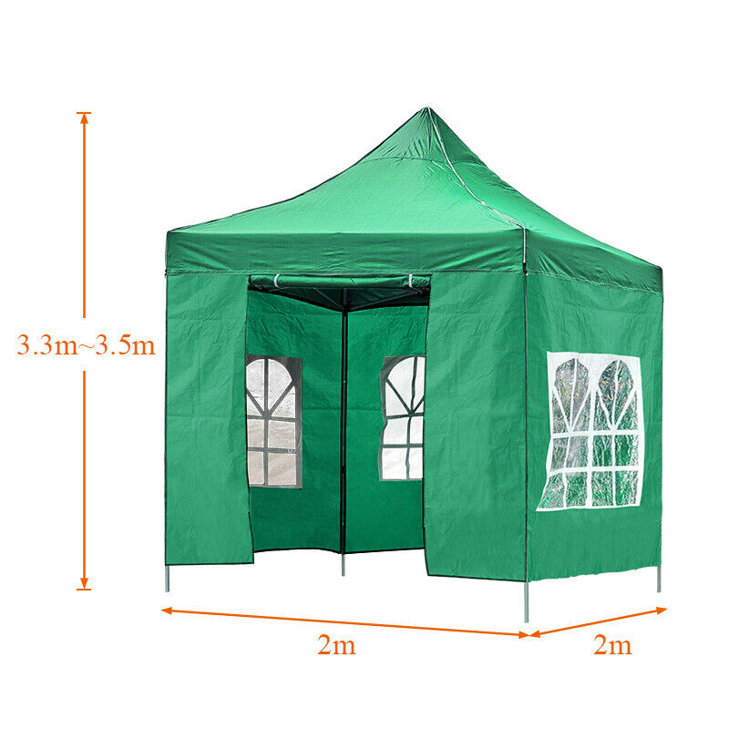 2x2/3x3m Pop-up Gazebo 420D Oxford Marquee Canopy Outdoor Patio Party Tent HQ
