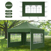 3x3m Gazebo Marquee Waterproof Outdoor Garden Patio Canopy Wedding Party Tent UK