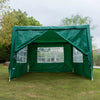 Gazebo 3x3M Heavy Duty Stronger Waterproof Fully Garden Canopy Tent With 4 Sides