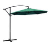 3M Banana Cantilever Umbrella Garden Parasol Sun Shade Patio Hanging Tilt Crank