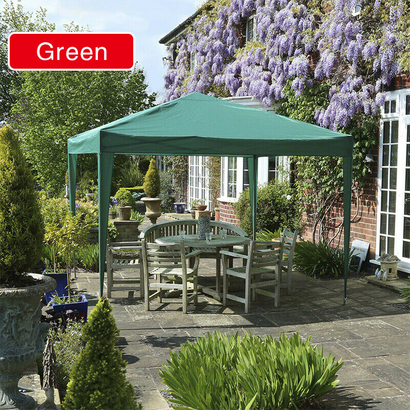 3X3M GARDEN PARTY TENT GAZEBO MARQUEE WATERPROOF SHELTER SHADE WEDDING CANOPY UK