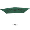 XL 3x3m Square Banana Parasol Outdoor Garden Patio Cantilever Hanging Umbrella