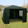 3x3M Heavy Duty Gazebo Marquee Canopy Waterproof Garden Patio Party Tent w/Sides