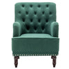 Chesterfield High Back Chair Button Tufted Armchair Fireside Sofa Seat Lounge