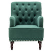 Chesterfield High Back Chair Button Tufted Armchair Fireside Sofa Seat Lounge
