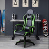 Gaming Chairs Faux Leather Ergonomic Lumbar Support Pillow Home Office Adjusting