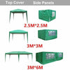 3x3m 3x6m Pop Up Gazebo Waterproof Garden Marquee Tent Canopy Heavy Duty W/Sides