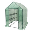 Greenhouse 143x143x195cm PE Garden Plant Grow Green House with Shelves Outdoor
