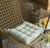 Seat Pad Dining Garden Kitchen Chair Cushions Tie On Gingham Checks UK SELLER