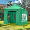 2m/3m Gazebo Marquee Heavy Duty Garden Tent Showerproof Full Side Curtains Party