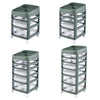 3/4/5/6 Rolling Drawers Storage Unit Jewellery School Study Table Top Under Desk