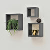 Cali Wall Floating Cube Box Shelf/Shelves Set of 3 Walls Storage Shelving Unit