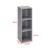 3Tier Cube Bookcase Display Shelving Storage Unit Wooden Stand Corner Shelves UK