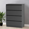 Modern Chest of Drawers Bedside Table Cabinet Nightstand 2 3 4 5 3+3 Drawer