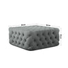 Square/Round Coffee Table Chesterfield Footstool Pouffe Upholstered Bench Seats