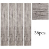 36pcs Waterproof PVC Flooring Planks Self-adhesive Floor Tile Multi Colours uk