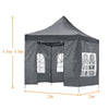 2x2/3x3m Pop-up Gazebo 420D Oxford Marquee Canopy Outdoor Patio Party Tent HQ