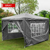 3x3m Party Tent Marquee Gazebo Garden Patio Wedding Canopy Waterproof Heavy Duty