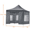 2x2/3x3m Pop-up Gazebo 420D Oxford Marquee Canopy Outdoor Patio Party Tent HQ