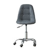 Cushioned Computer Desk Office Chair Chrome Legs Lift Swivel Small Adjustable UK