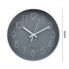 30cm Modern Wall Clock Dinner Vintage Home Office Dining Room Glass Face Clocks