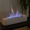 Bio Ethanol Burner Tabletop Black/Sliver Fireplace Glass Burner Fire Bioethanol
