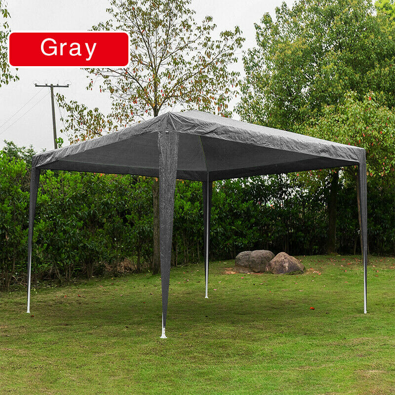 3X3M GARDEN PARTY TENT GAZEBO MARQUEE WATERPROOF SHELTER SHADE WEDDING CANOPY UK