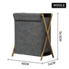 Laundry Basket Lid Foldable Collapsible Dirty Washing Clothes Hamper Storage Bin