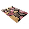 Large 3D Pebble Stone Thick Pile Rug Shaggy Bedroom Living Room Nonslip Carpet
