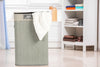 Bamboo Laundry Basket Clothes Storage Bag Sorter With Lid