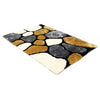 Large 3D Pebble Stone Thick Pile Rug Shaggy Bedroom Living Room Nonslip Carpet