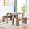Rectangle Dining Tables for 2-4 Small Space, Wooden Kitchen Table Home/Office