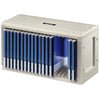 Hama 20 CD Storage Racks - In Grey or Black - Stackable and Wall Mountable