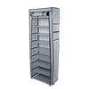 Shoe Rack Storage Organiser Cabinet Stand 20 Pairs Dustproof Black Brown Grey