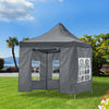 2m/3m Gazebo Marquee Heavy Duty Garden Tent Showerproof Full Side Curtains Party