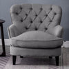 Chesterfield Armchair Button Back Tufted Wing Back Accent Tub Seat Fireside Sofa