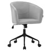 Velvet Padded Computer Chair Adjustable Swivel Tub Armchair Home Office Chair