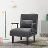 Folding Single Sofa Bed Futon Beds Recliner Armchair with Pillow Sleep Function