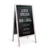 Wooden A-Frame Chalkboard Sign Sidewalk Blackboard Wedding Restaurant Business