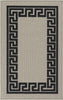 Machine Washable Non Slip Greek Key Kitchen & Hall Runners Rugs Mats Black Grey