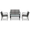 Outdoor Garden Textiles Furniture Conservatory Sets with Table and Chairs for 4