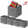 Foldable Square Canvas Storage Collapsible Folding Box Fabric Cubes Kids Toys