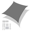 Sun Sail Shade Awings Canopy Patio Suncreen UV Block with Rope Garden Outdoor