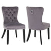 1/2/4/6 Velvet Dining Chairs Accent Windsor Chair Kitchen Dressing Room Bedroom