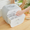 3 Tier Drawer Storage Box Portable Underwear Bra Socks Tidy Divider Jewelry Case