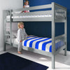 Double Bunk Bed For Kids Children 3FT Single Solid Wooden Bed Frame W/ Stairs