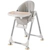 Baby Highchair Toddler Feeding Seat Foldable Adjustable Baby Dinning Table Chair