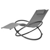 Rocking Sun Lounger Chair Garden Recliner Outdoor Relaxing Chair Zero Gravity