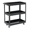 Rolling 3 Tier Tools Storage Trolley Cart Workshop Garage Organizer Shelf Rack