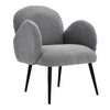 Padded Occasional Chair Lounge Living Room Accent Chair Armchair w/ Metal Legs